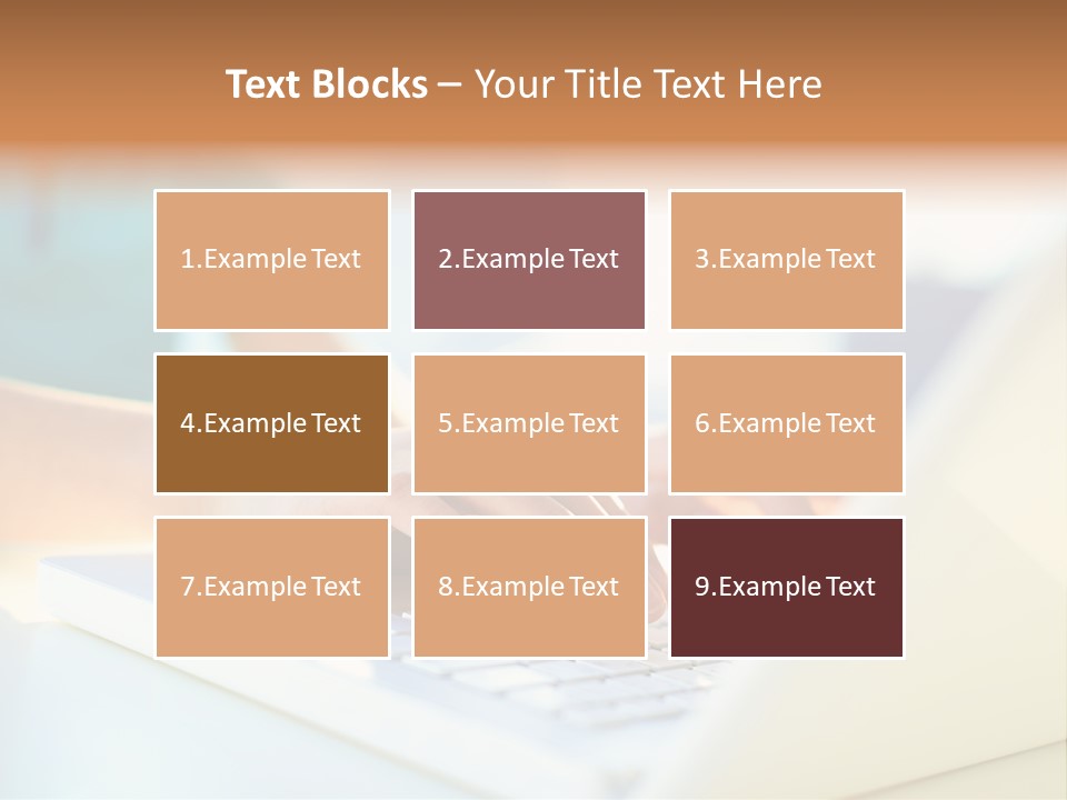 Keyboard Focus Teenager PowerPoint Template