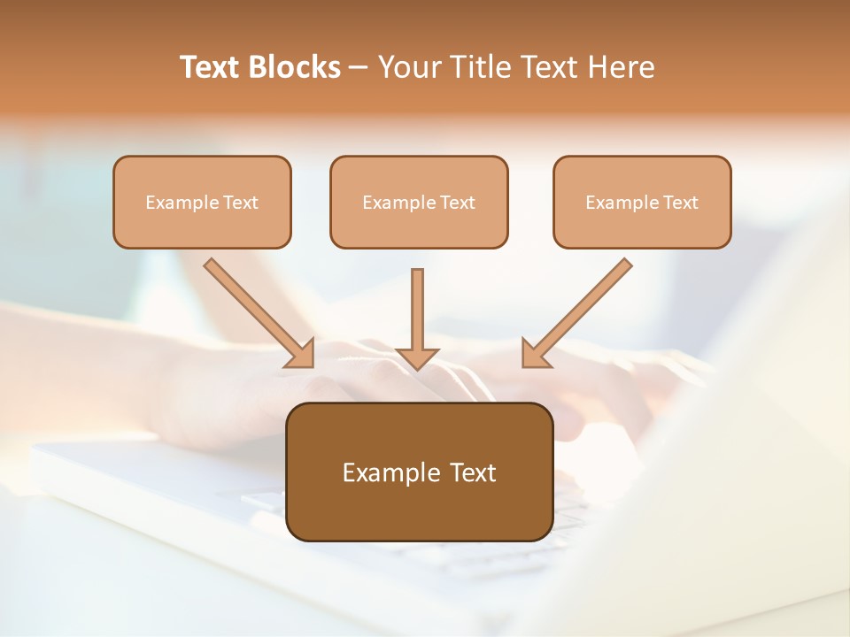Keyboard Focus Teenager PowerPoint Template