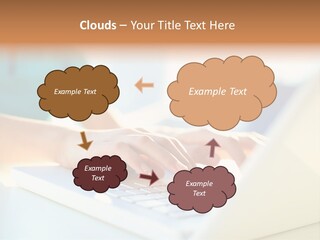 Keyboard Focus Teenager PowerPoint Template
