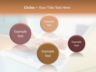 Keyboard Focus Teenager PowerPoint Template