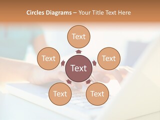 Keyboard Focus Teenager PowerPoint Template