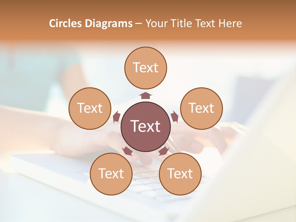Keyboard Focus Teenager PowerPoint Template