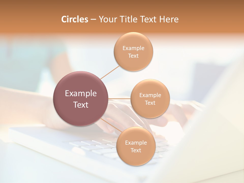 Keyboard Focus Teenager PowerPoint Template