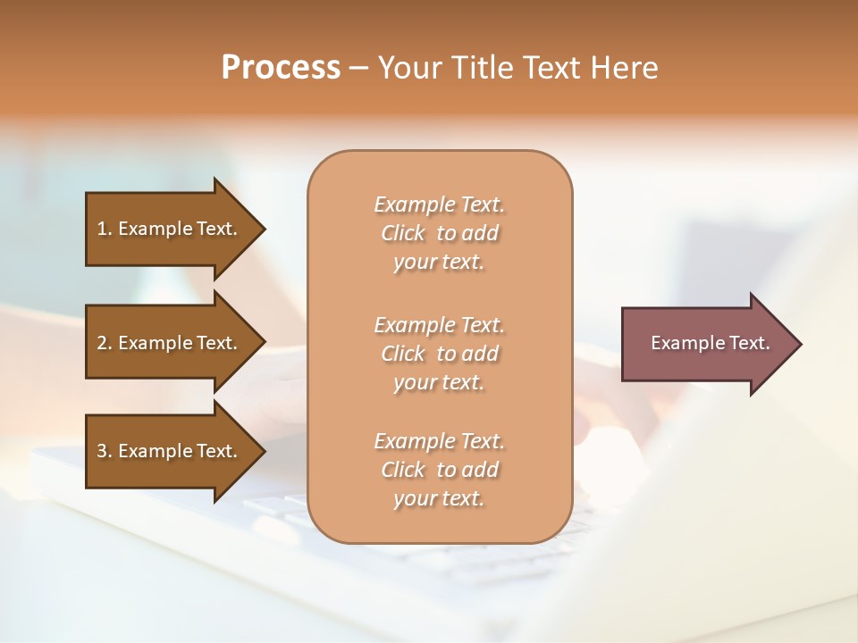 Keyboard Focus Teenager PowerPoint Template