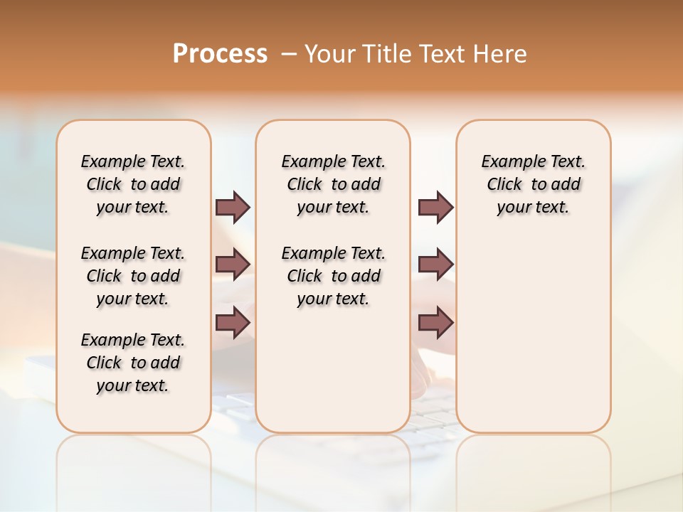 Keyboard Focus Teenager PowerPoint Template