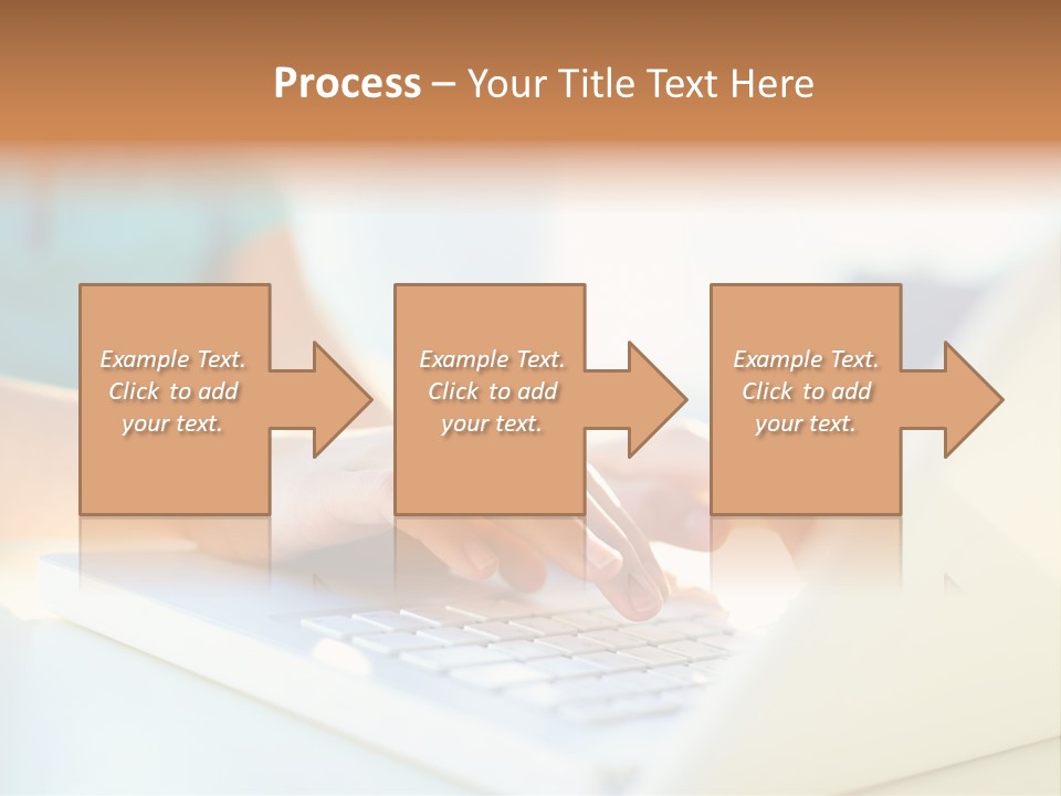 Keyboard Focus Teenager PowerPoint Template