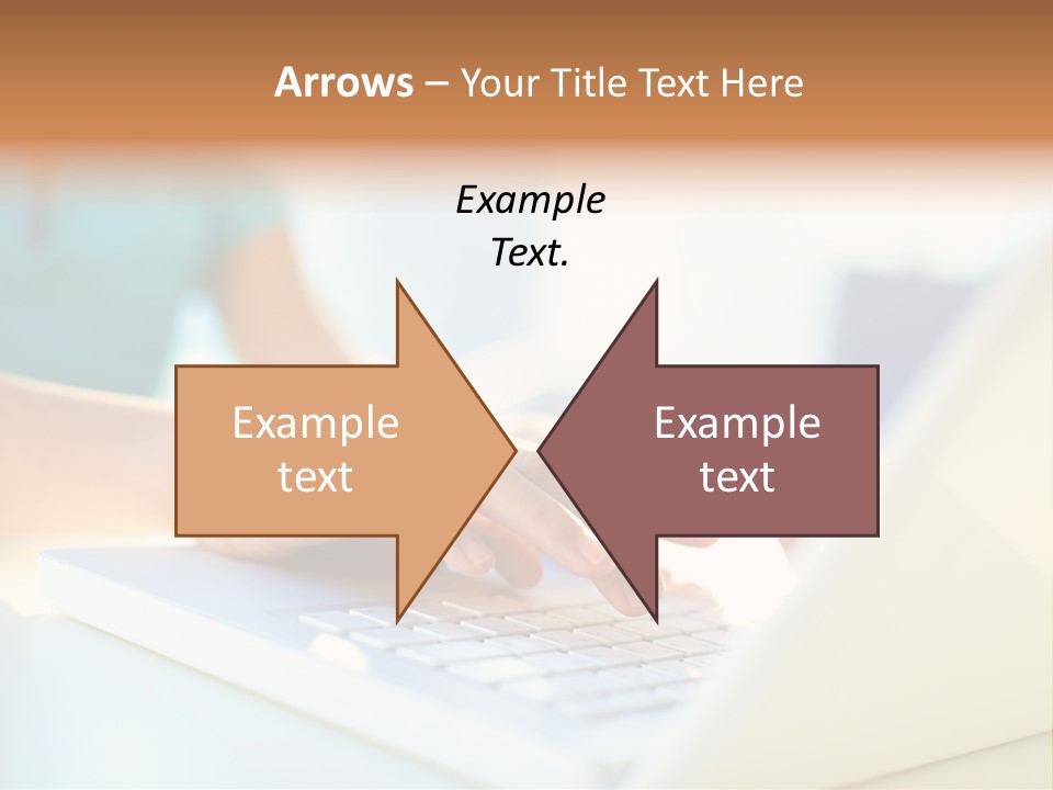 Keyboard Focus Teenager PowerPoint Template