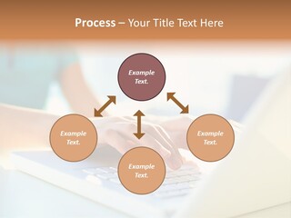 Keyboard Focus Teenager PowerPoint Template