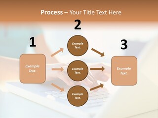 Keyboard Focus Teenager PowerPoint Template