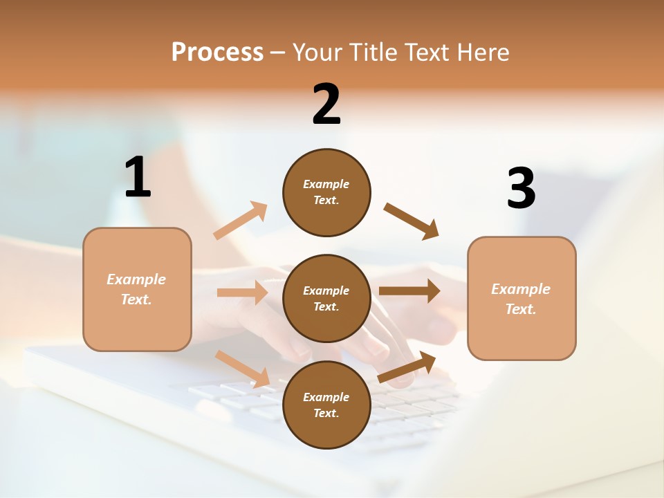 Keyboard Focus Teenager PowerPoint Template