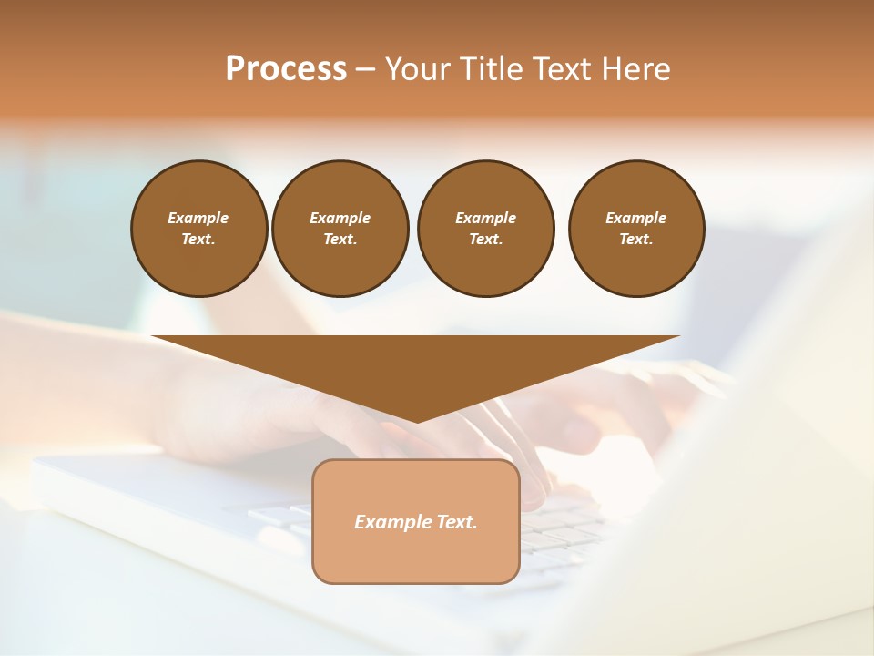 Keyboard Focus Teenager PowerPoint Template