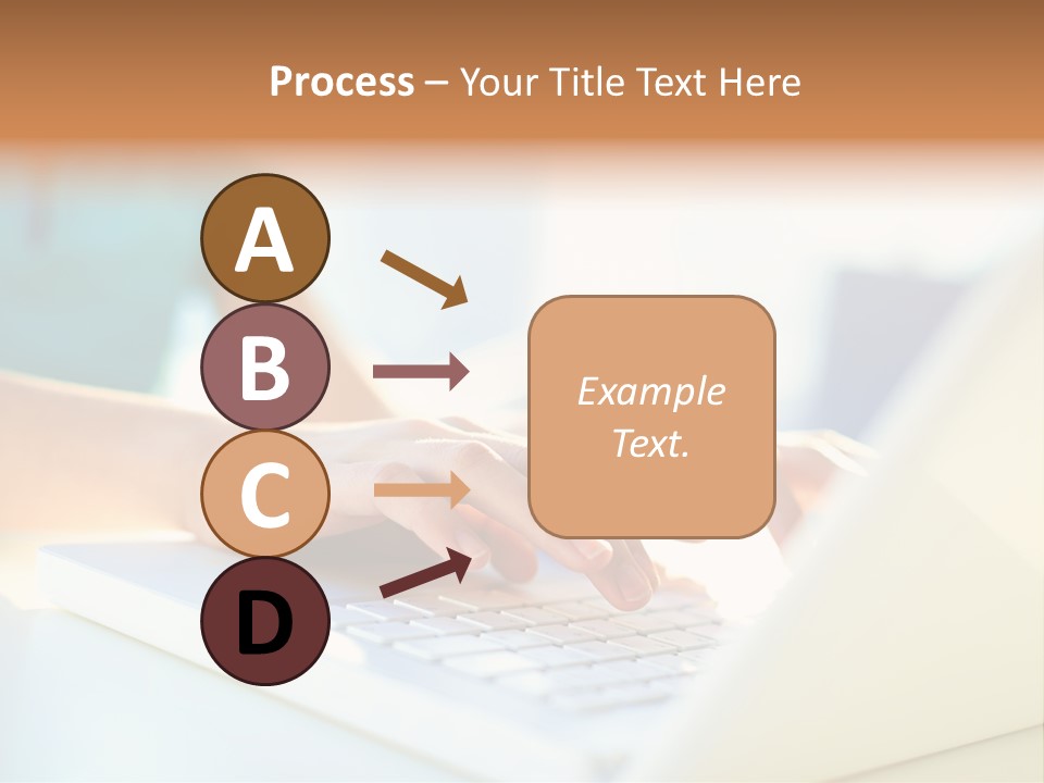 Keyboard Focus Teenager PowerPoint Template