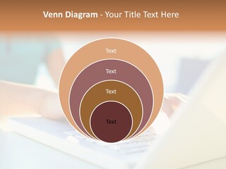 Keyboard Focus Teenager PowerPoint Template