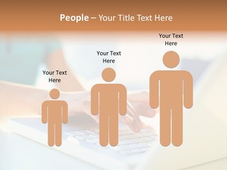 Keyboard Focus Teenager PowerPoint Template
