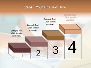 Keyboard Focus Teenager PowerPoint Template