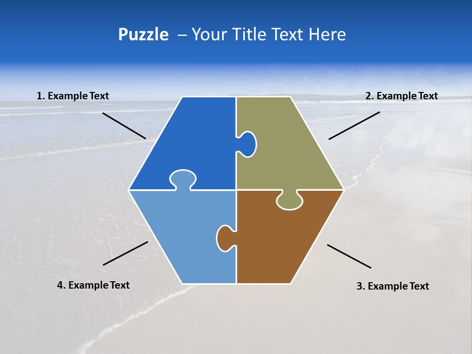 Sea Wide Angle Horizontal PowerPoint Template