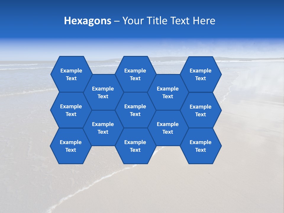 Sea Wide Angle Horizontal PowerPoint Template