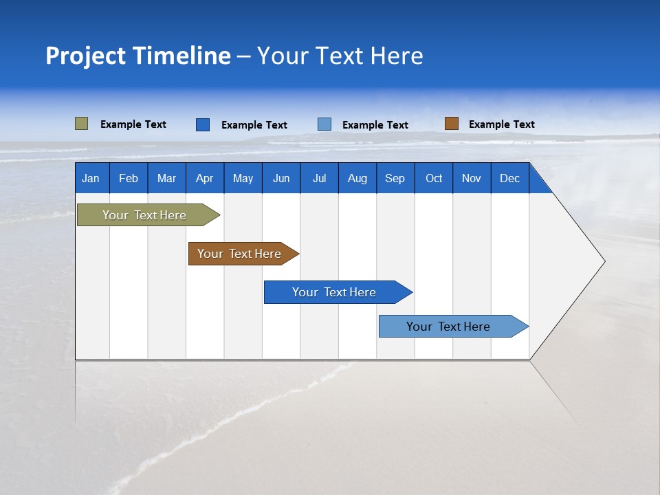 Sea Wide Angle Horizontal PowerPoint Template