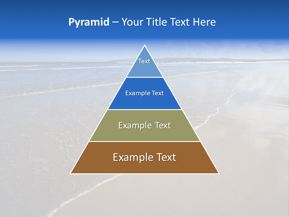 Sea Wide Angle Horizontal PowerPoint Template