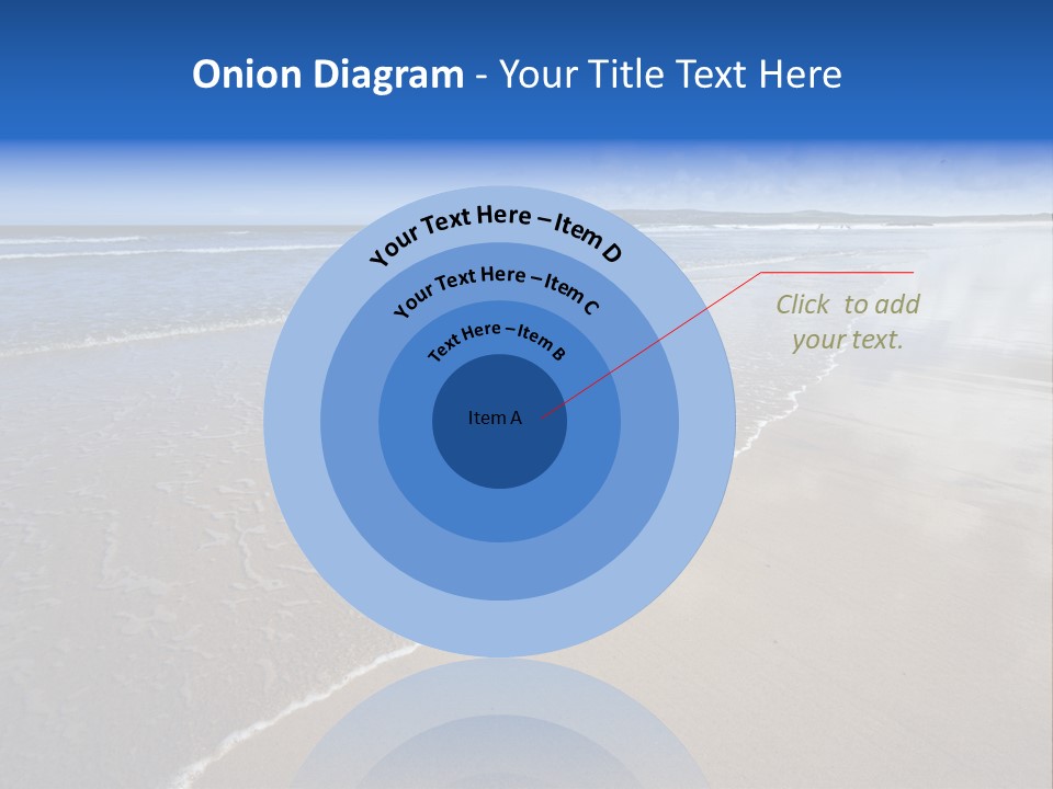 Sea Wide Angle Horizontal PowerPoint Template
