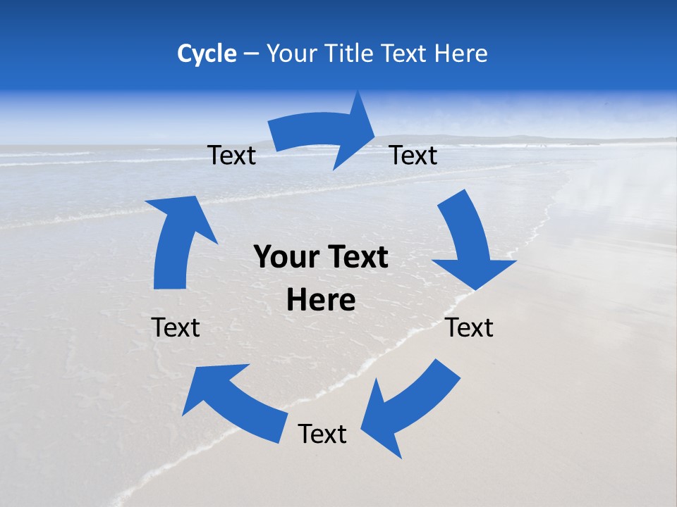 Sea Wide Angle Horizontal PowerPoint Template