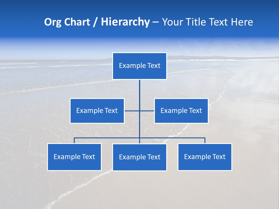 Sea Wide Angle Horizontal PowerPoint Template