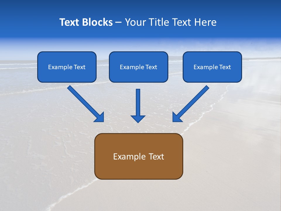 Sea Wide Angle Horizontal PowerPoint Template
