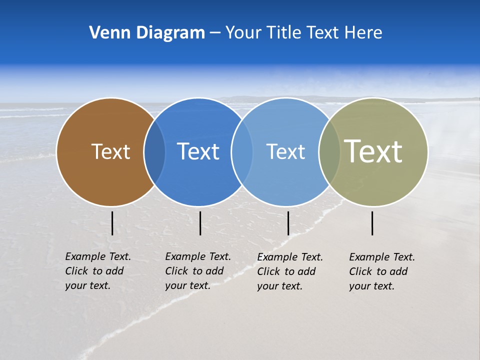 Sea Wide Angle Horizontal PowerPoint Template