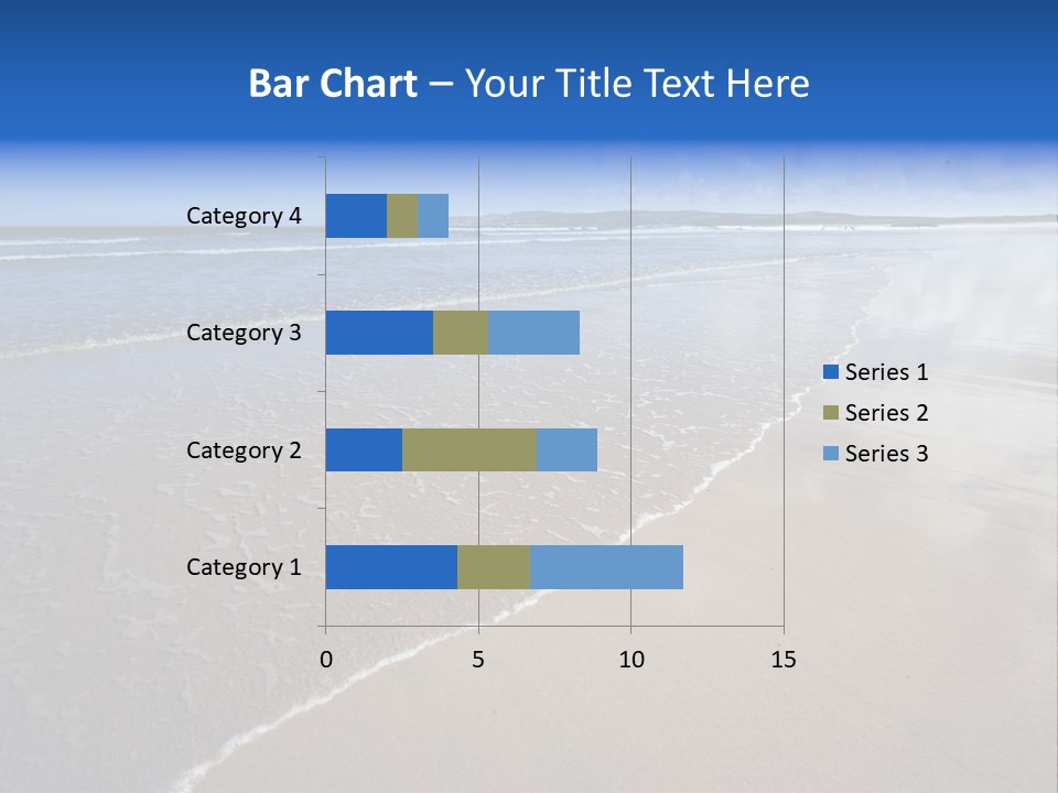 Sea Wide Angle Horizontal PowerPoint Template