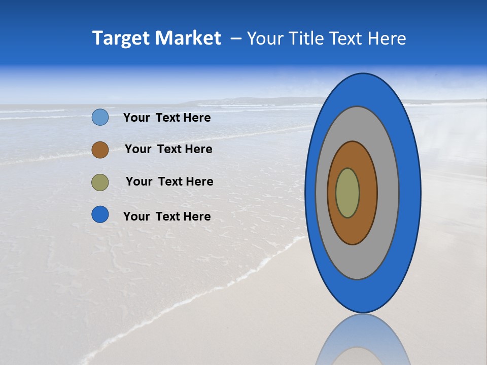 Sea Wide Angle Horizontal PowerPoint Template