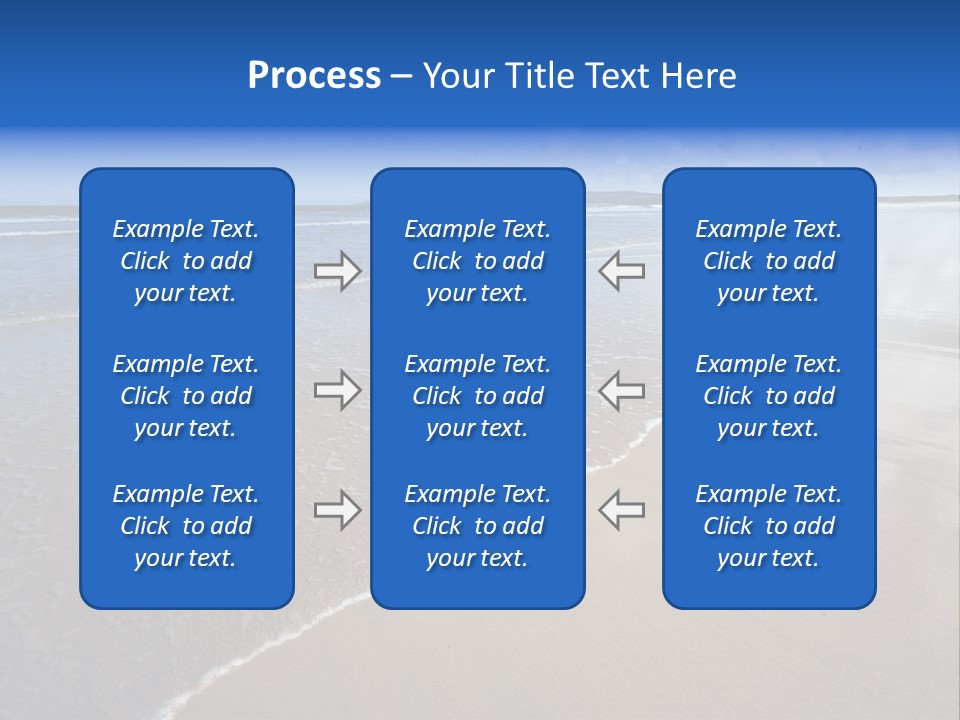 Sea Wide Angle Horizontal PowerPoint Template