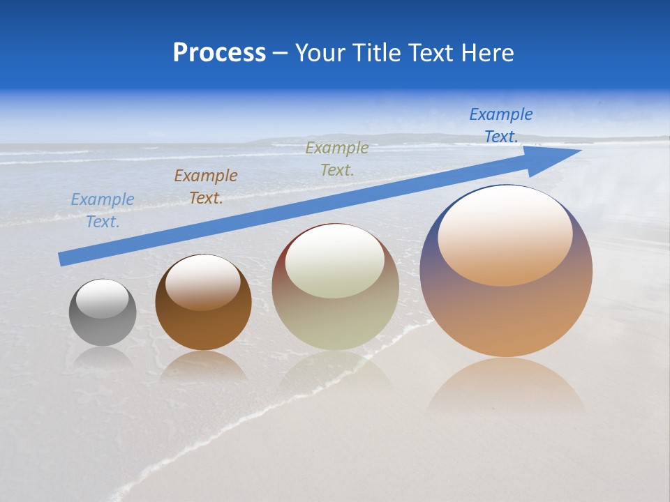 Sea Wide Angle Horizontal PowerPoint Template