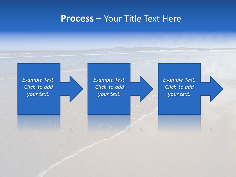 Sea Wide Angle Horizontal PowerPoint Template