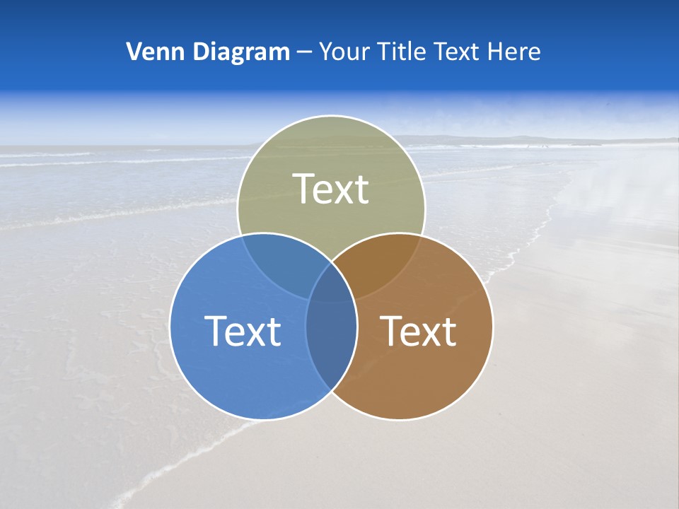 Sea Wide Angle Horizontal PowerPoint Template