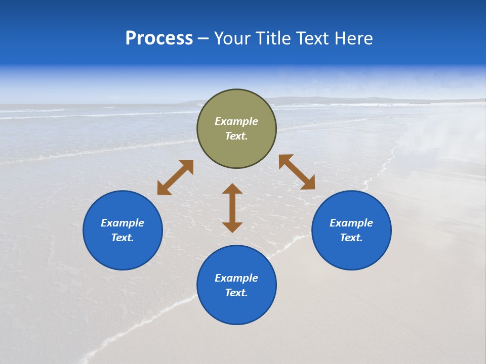 Sea Wide Angle Horizontal PowerPoint Template