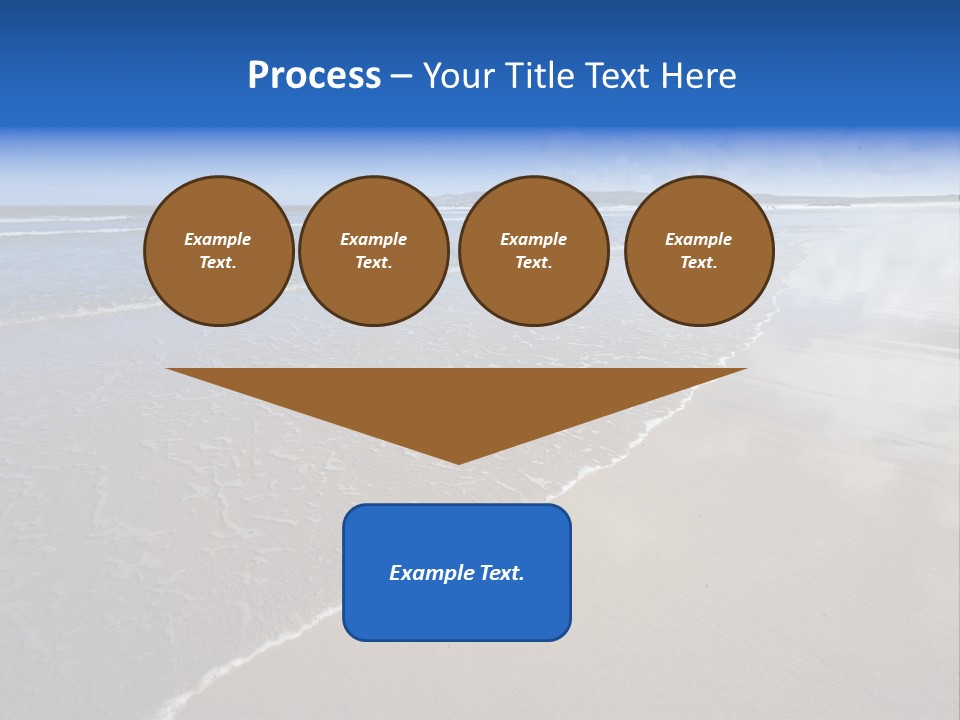 Sea Wide Angle Horizontal PowerPoint Template