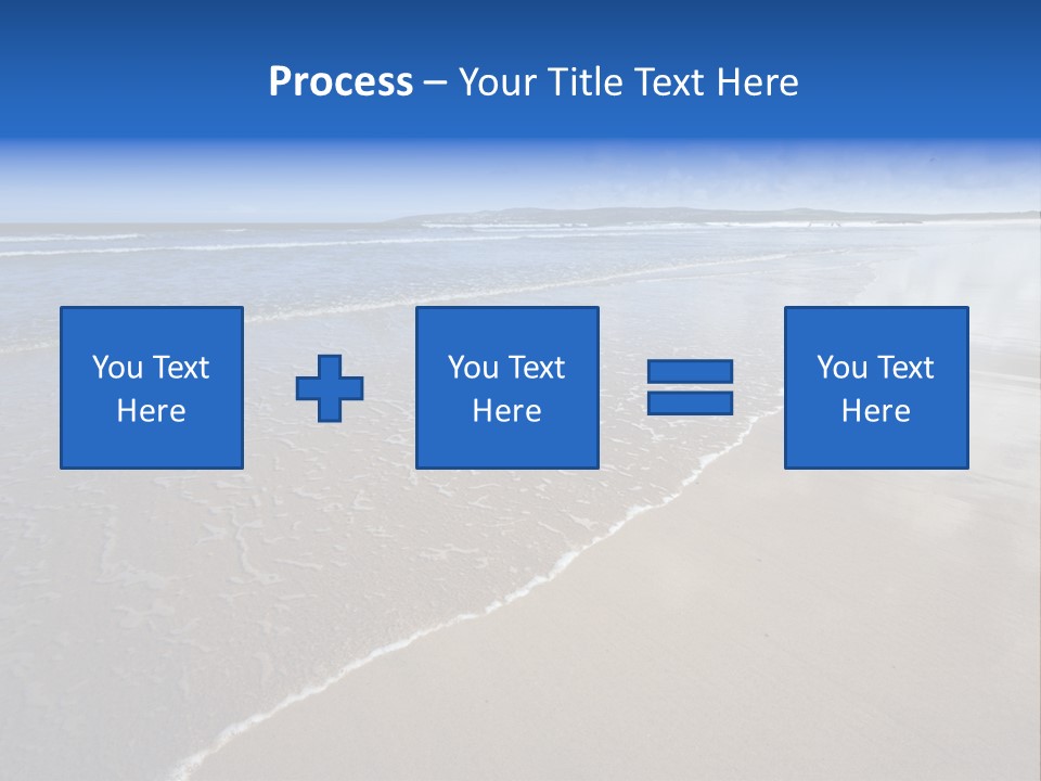 Sea Wide Angle Horizontal PowerPoint Template
