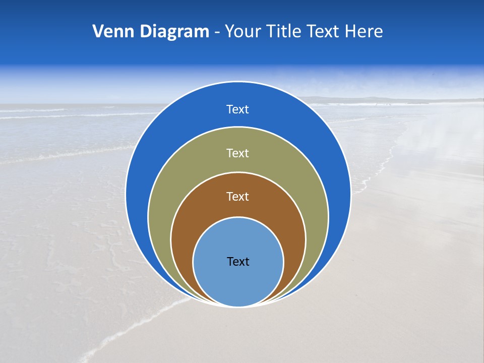 Sea Wide Angle Horizontal PowerPoint Template
