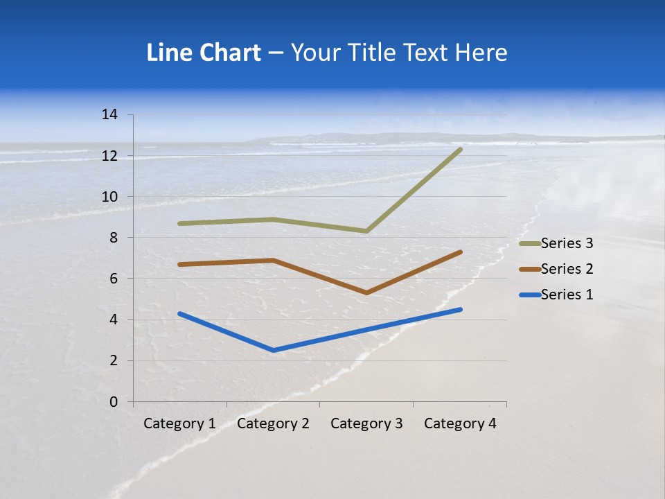Sea Wide Angle Horizontal PowerPoint Template