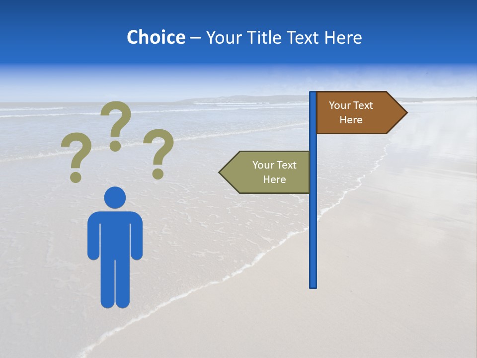 Sea Wide Angle Horizontal PowerPoint Template