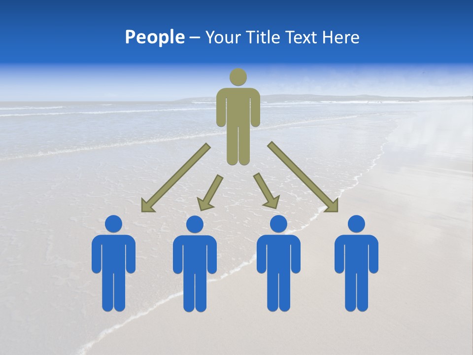 Sea Wide Angle Horizontal PowerPoint Template