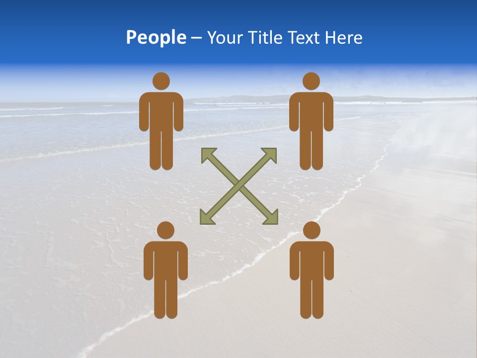 Sea Wide Angle Horizontal PowerPoint Template