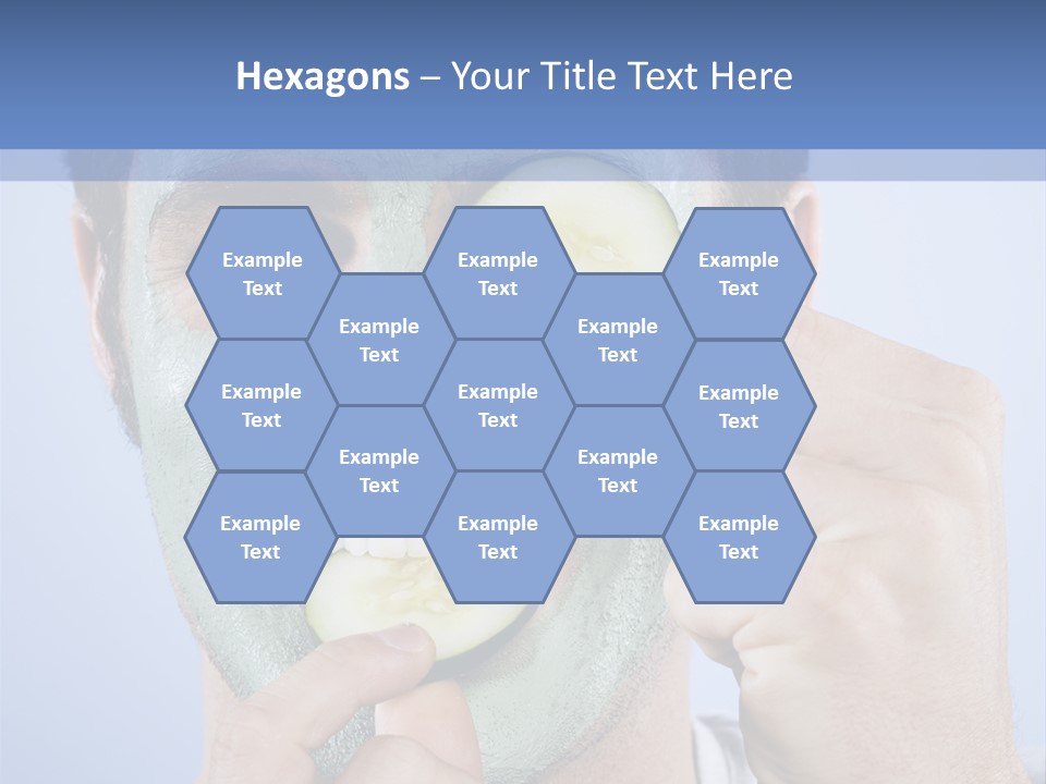 Vertical Happy Mask PowerPoint Template