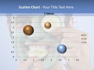 Vertical Happy Mask PowerPoint Template