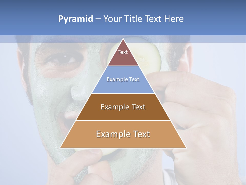 Vertical Happy Mask PowerPoint Template