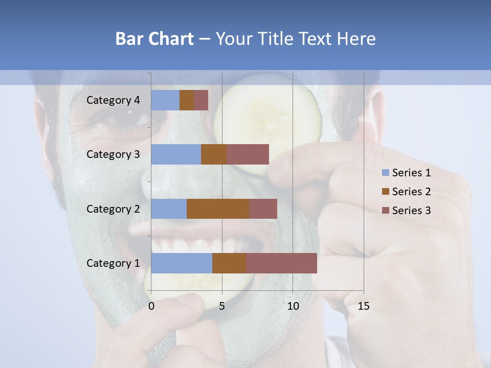 Vertical Happy Mask PowerPoint Template