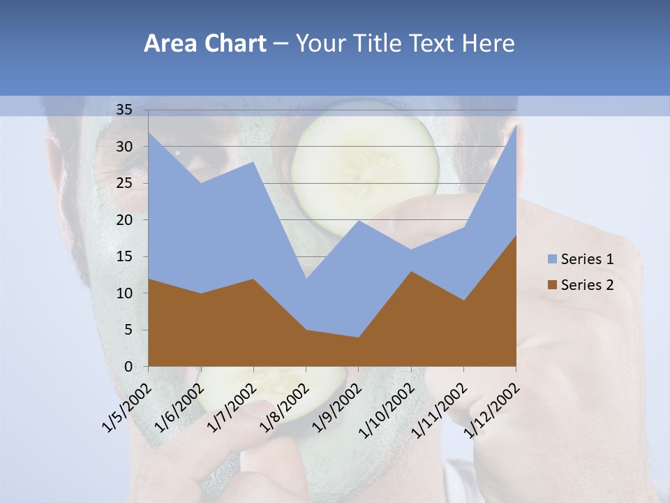 Vertical Happy Mask PowerPoint Template
