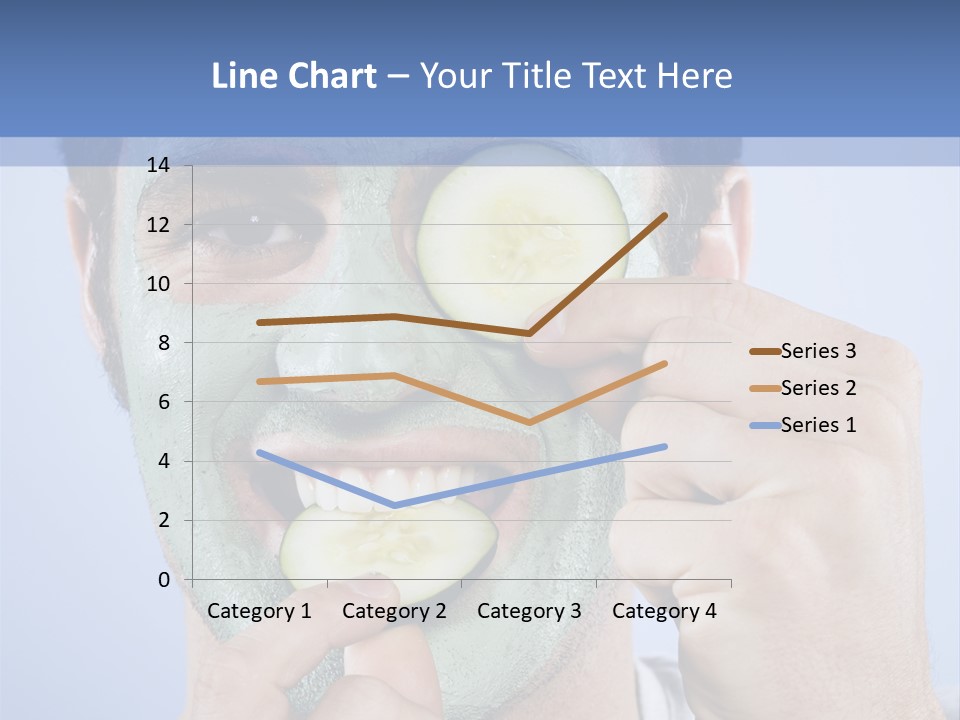 Vertical Happy Mask PowerPoint Template