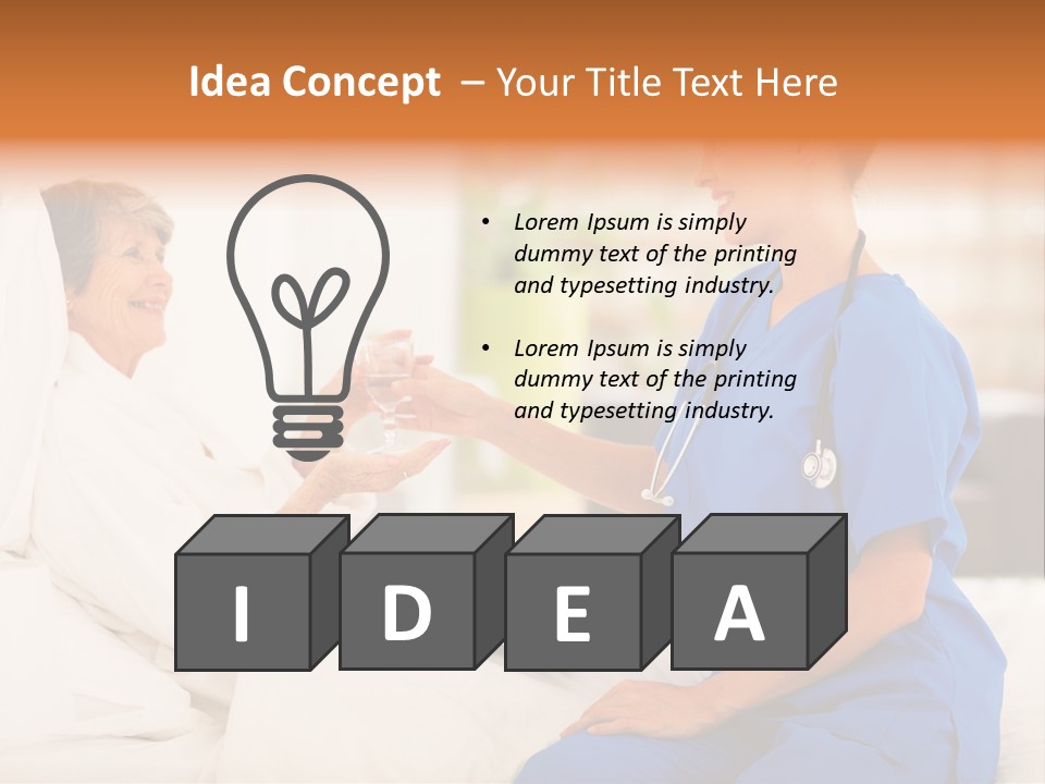 Helping Pajamas Water PowerPoint Template