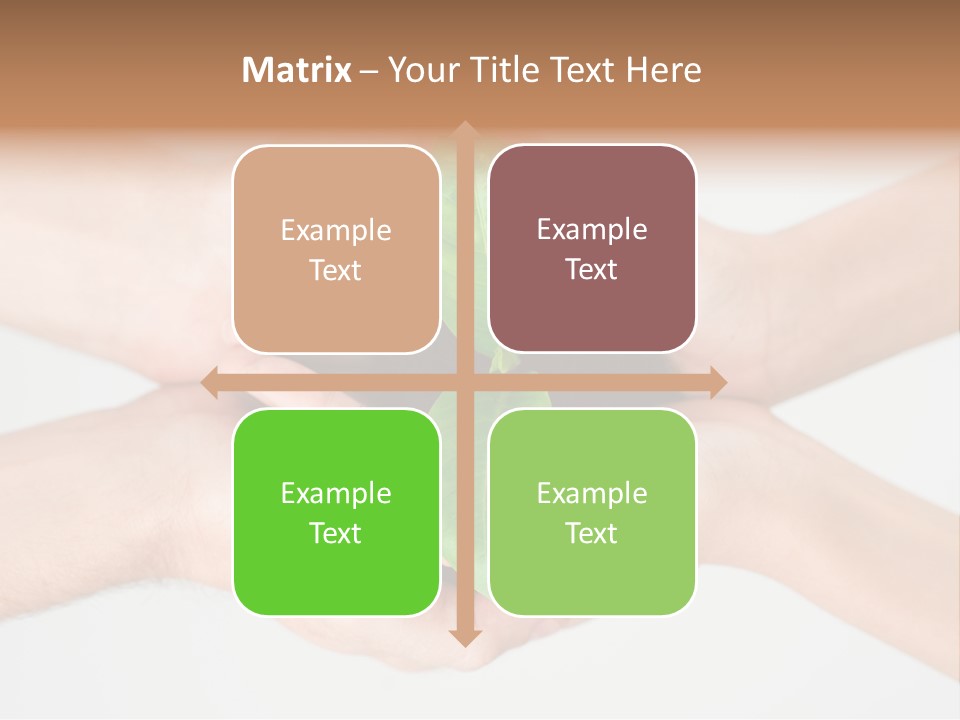 Hold Green Develop PowerPoint Template